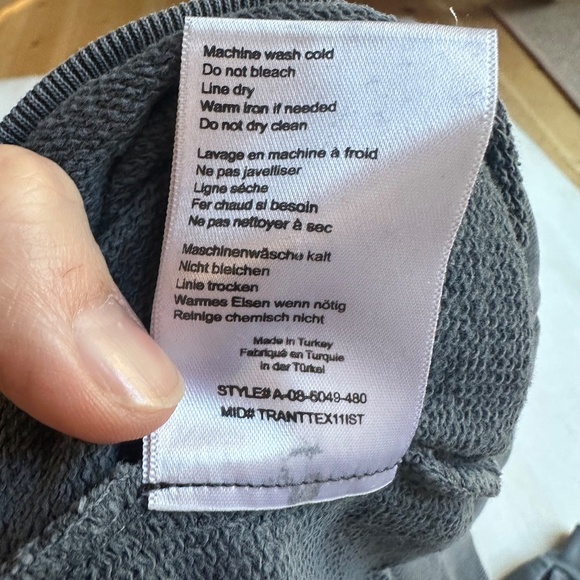 Anine Bing Esme Cotton Word Logo Sweatshirt - Picture 7 of 7